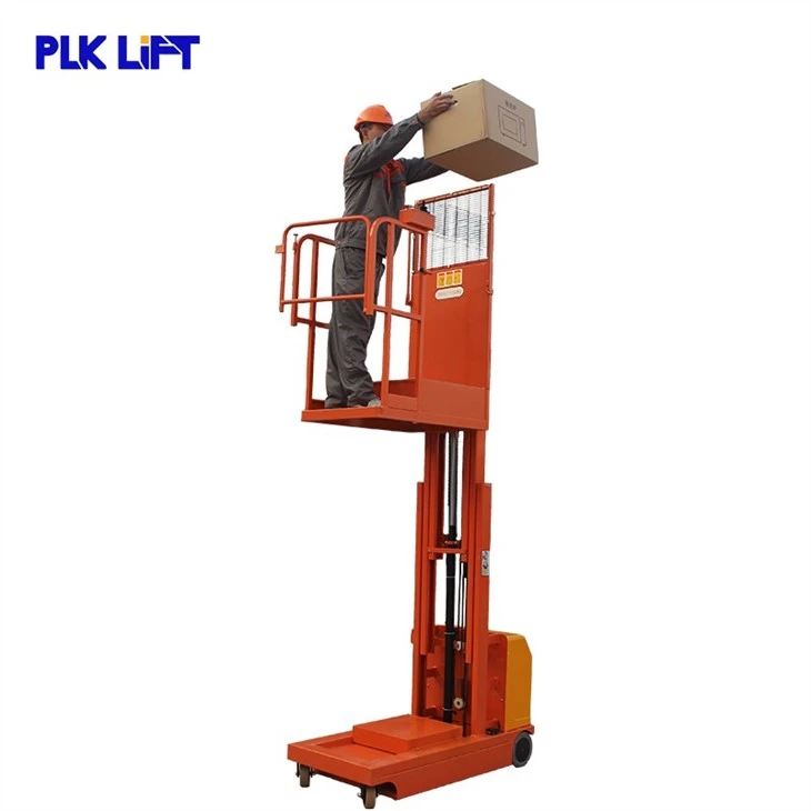 Efficient Warehouse Man Lift For Shelf Access
