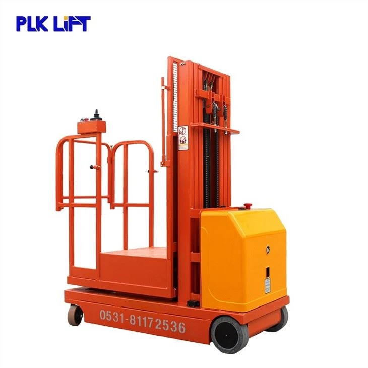 Efficient Warehouse Man Lift For Shelf Access